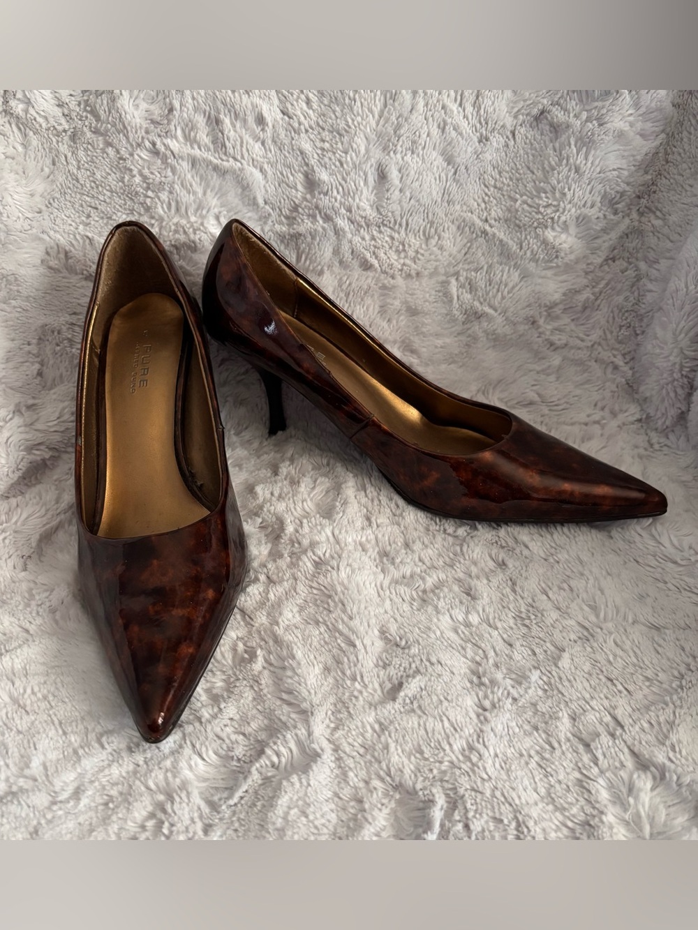 Pure Alfred Sung Brown High Heels - Size 8